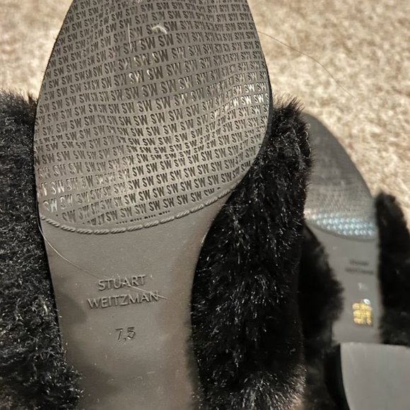 Edie Chill Faux Fur Trimmed Mule - Picture 4 of 4